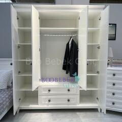 Lorena MDF Lake 4 Kapılı Dolap