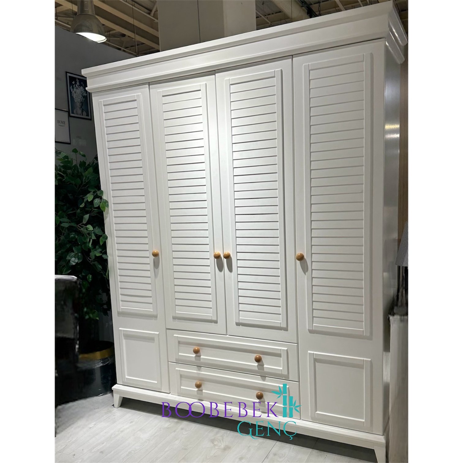 Lorena MDF Lake 4 Kapılı Dolap