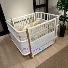 Milano Sallanır MDF Büyüyen Beşik, Meşe