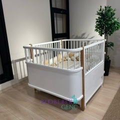 Milano Sallanır MDF Büyüyen Beşik, Meşe