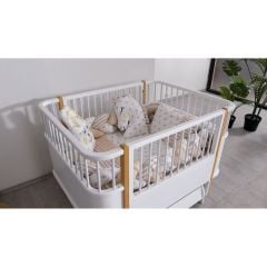 Milano Sallanır MDF Büyüyen Beşik, Meşe