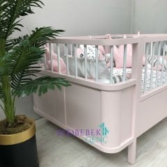 Venüs MDF Oval Büyüyen Beşik - Pembe