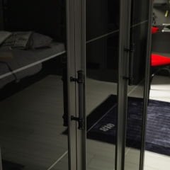 London 3 Kapılı Dolap, Antrasit