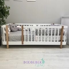 Cathy Oval Montessori Karyola Beyaz