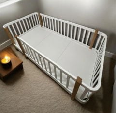 Cathy Oval Montessori Karyola Beyaz