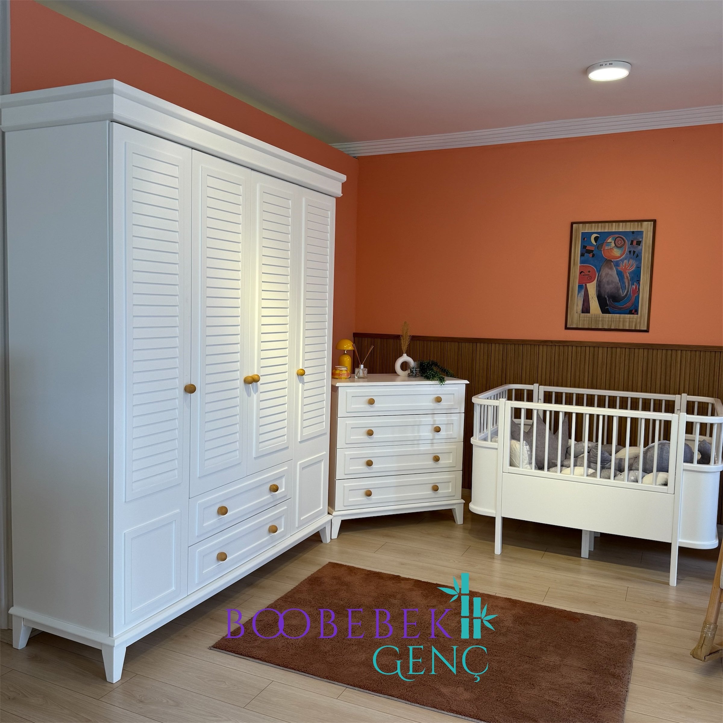 Lorena & Milano MDF Lake Bebek Odası