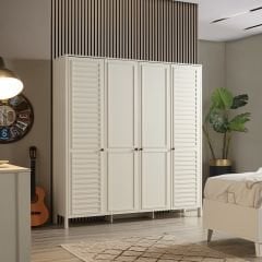 İnci 4 Kapılı Dolap