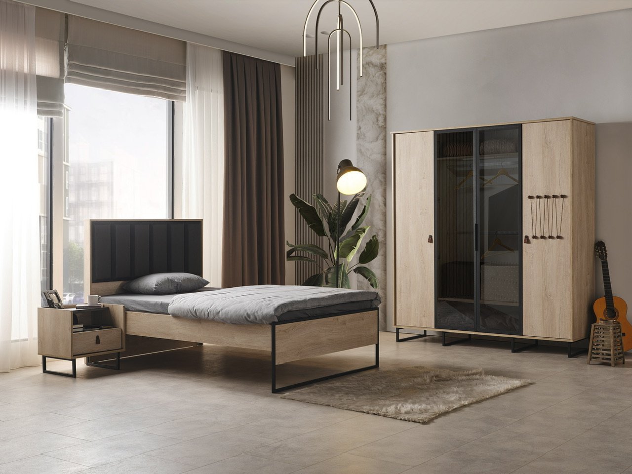 Neon 4 Kapılı Genç Odası Takımı