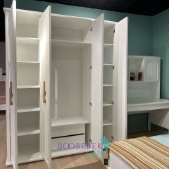 Milano MDF Lake 4 Kapılı Dolap