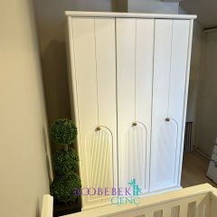 Milano MDF Lake 3 Kapılı Dolap