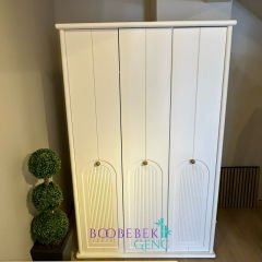 Milano MDF Lake 3 Kapılı Dolap