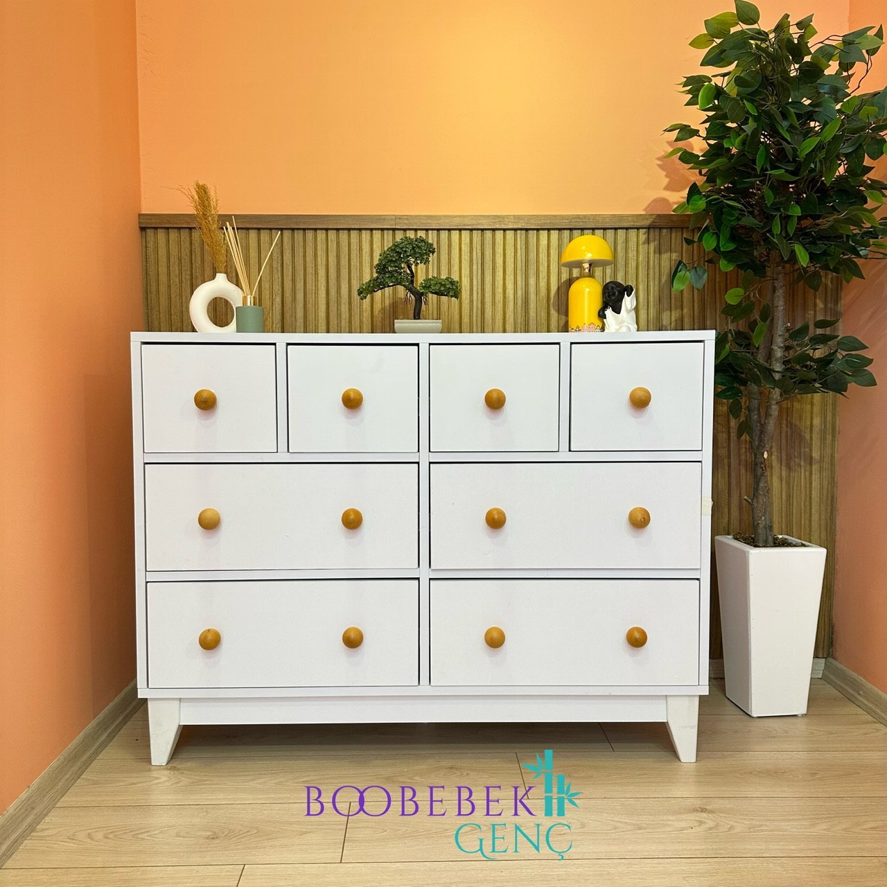 Mira 8 Çekmeceli Şifonyer