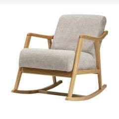 Rua El Yapımı Sallanır Ahşap Berjer, Yeni Kahve