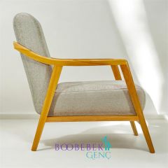 Noa El Yapımı Ahşap Berjer, Yeni Kahve