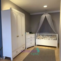 Aura & Pota Büyüyen Beşikli Bebek Odası, Yatak Dahil!