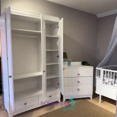 Aura & Milano Büyüyen Beşikli Bebek Odası, Yatak Dahil!