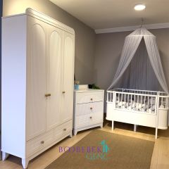 Aura & Milano Büyüyen Beşikli Bebek Odası, Yatak Dahil!