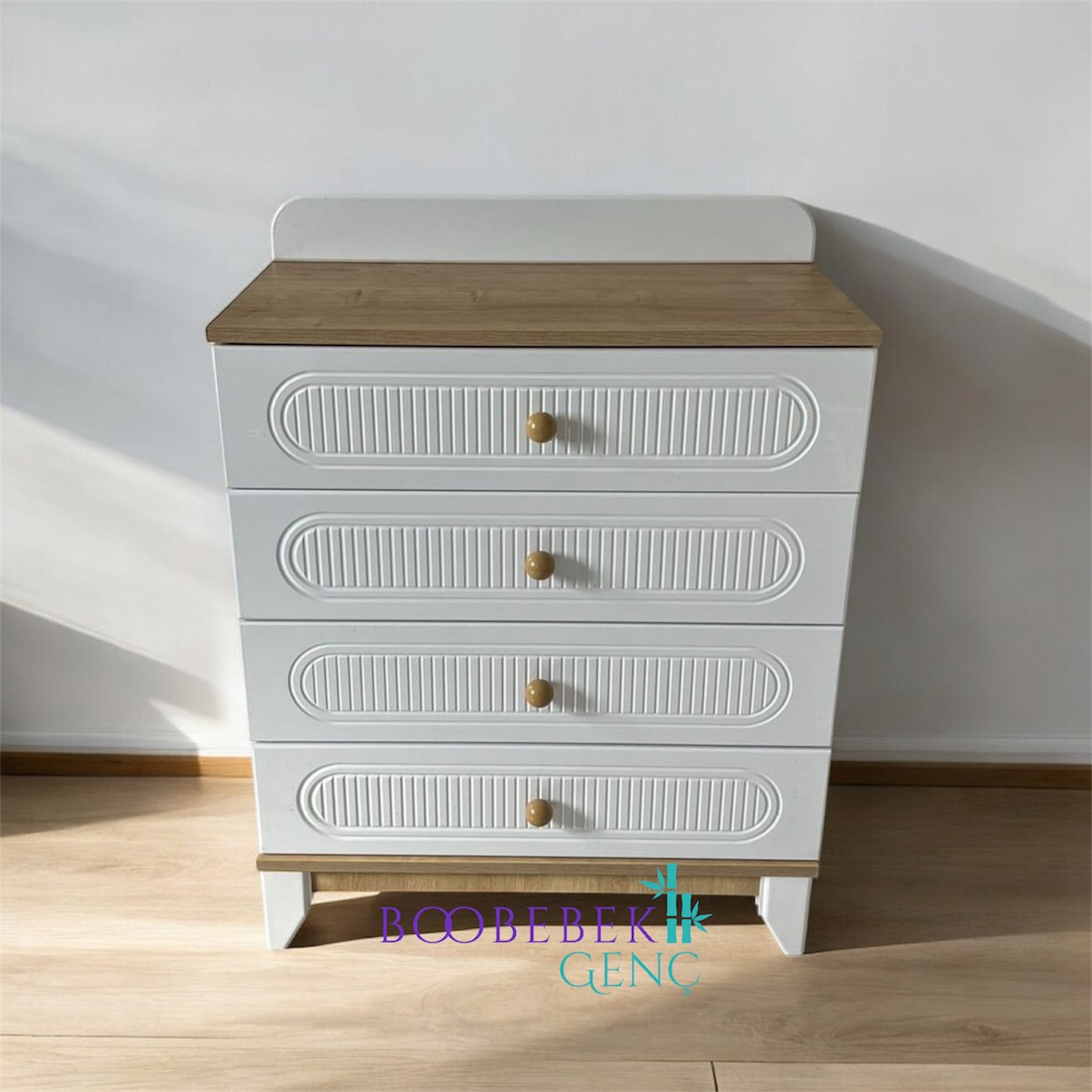 Vera Meşe 4 Çekmeceli Şifonyer