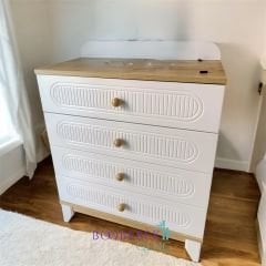 Vera Meşe 4 Çekmeceli Şifonyer