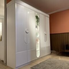 Myra 4 Kapılı Kitaplıklı Dolap