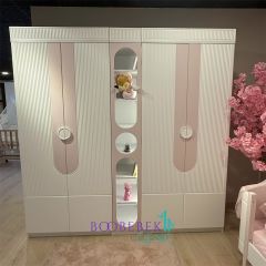 Myra & Roma Kitaplıklı Çocuk Odası, Pembe