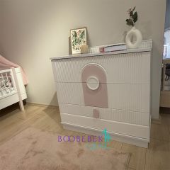 Myra & Roma 2KP Kitaplıklı Çocuk Odası, Pembe