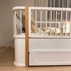 Soho Yavrulu Oval Karyola, Meşe