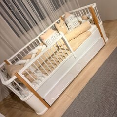 Soho Yavrulu Oval Karyola, Meşe