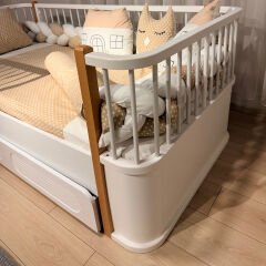 Soho Yavrulu Oval Karyola, Meşe