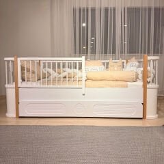 Soho Yavrulu Oval Karyola, Meşe