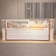 Soho Yavrulu Oval Karyola, Meşe