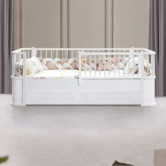 Soho Yavrulu Oval Karyola, Beyaz