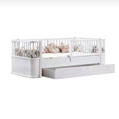 Soho Yavrulu Oval Karyola, Beyaz