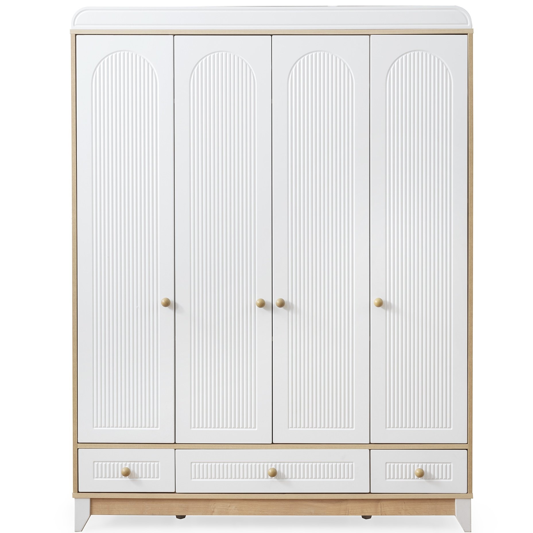 Aura 4 Kapılı Dolap Meşe