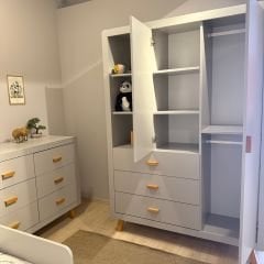 Gris Çocuk Odası Takımı