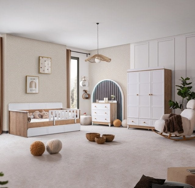 Trend Meşe Yavrulu Çocuk Odası