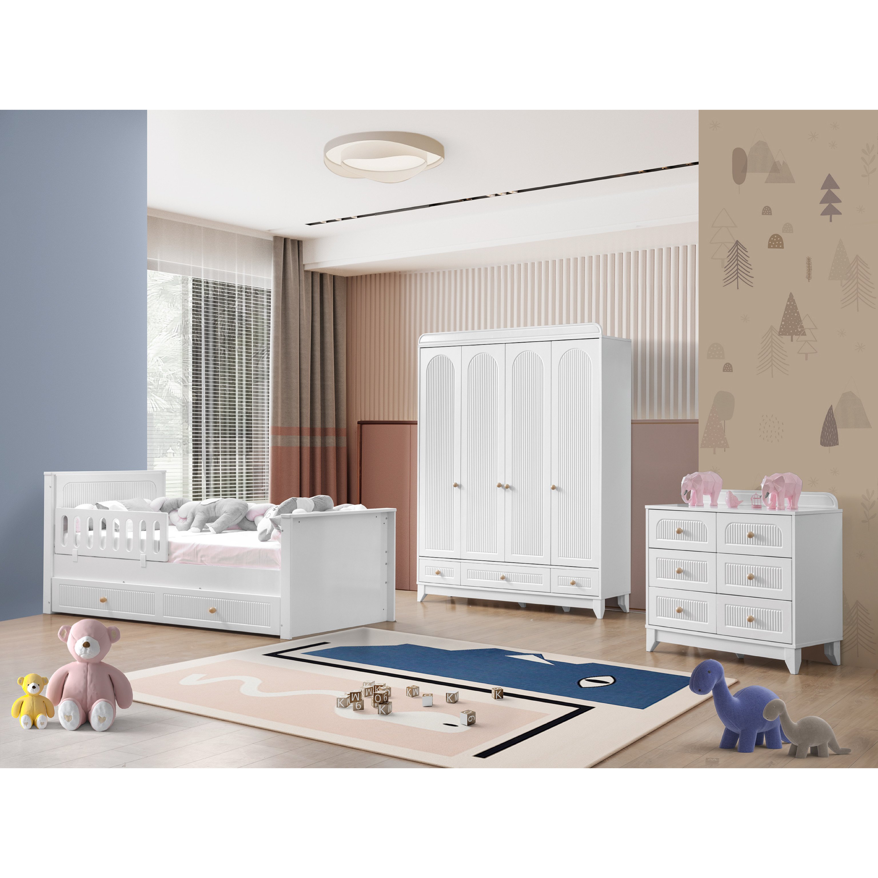 Aura 4 Kapılı Mega Çocuk Odası