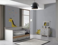 Country Grey Çocuk Odası Takımı