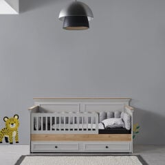 Country Grey Yavrulu Sedir Karyola