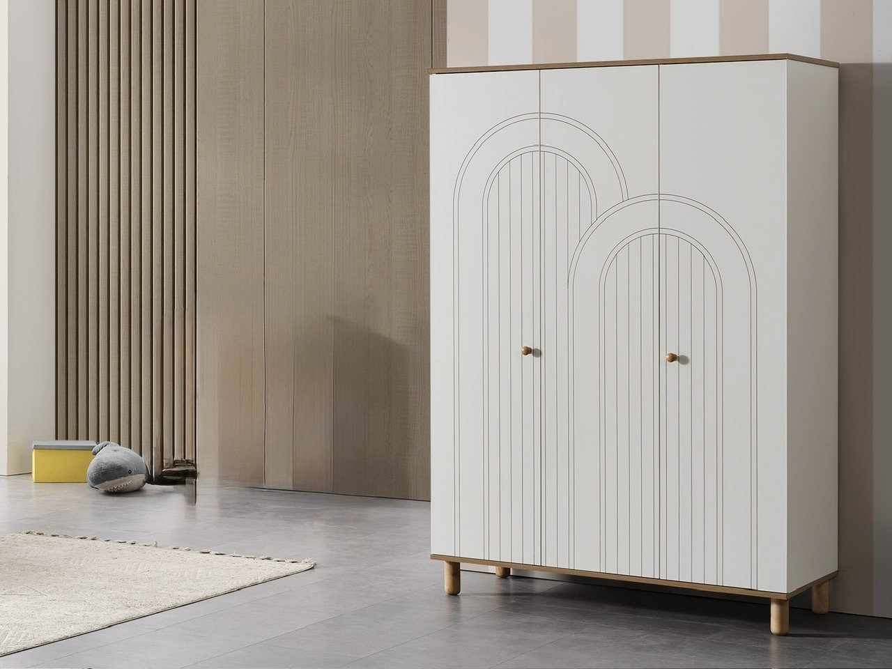 Bohem 3 Kapılı Dolap