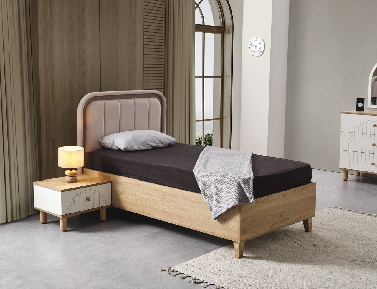 Bohem 100x200 Bazalı Karyola