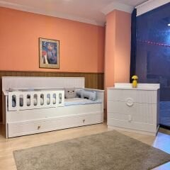 Myra & Aura 4 Kapılı Kitaplıklı Çocuk Odası