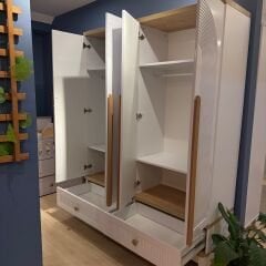 Caramel 4 Kapılı Dolap Meşe