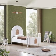 Myra 4 Kapılı Büyüyen Beşikli Bebek Odası, Meşe