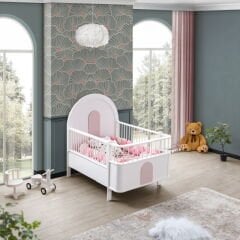 Myra MDF Büyüyen Karyola, Pembe