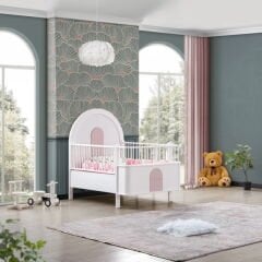 Myra MDF Büyüyen Karyola, Pembe