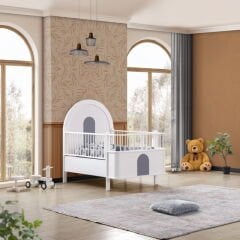 Myra MDF Büyüyen Karyola, Gri