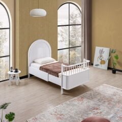 Myra MDF Büyüyen Karyola, Beyaz