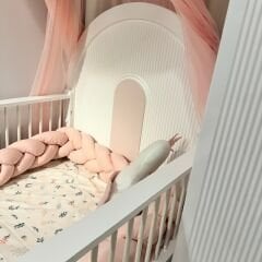 Myra 2 Kapılı Büyüyen Beşikli Bebek Odası, Pembe