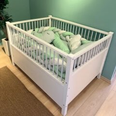 Bianco & Pota Büyüyen Beşikli Bebek Odası, Yatak Dahil